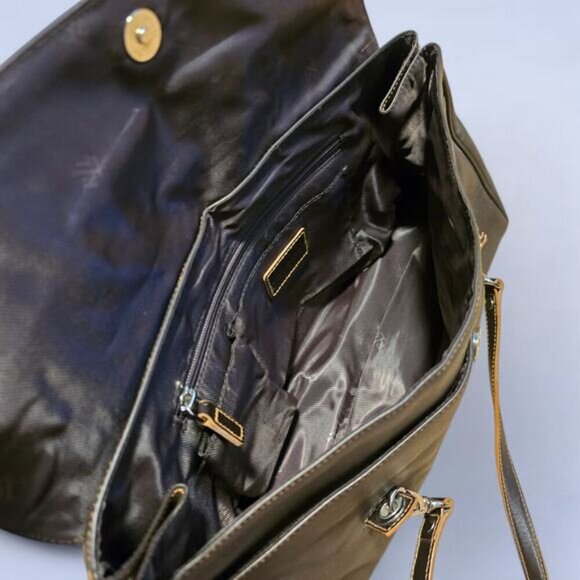 Lauren Ralph Lauren Brown Leather Purse - Picture 8 of 12